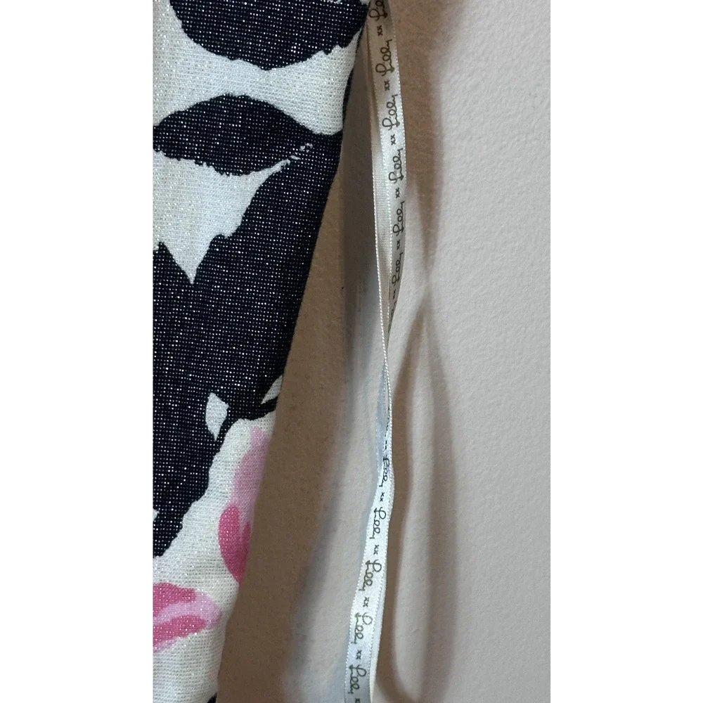 Lilly Pulitzer Dress Womens Size 8 White Strike Of Midnight Floral Jeweled Shift - Picture 7 of 16